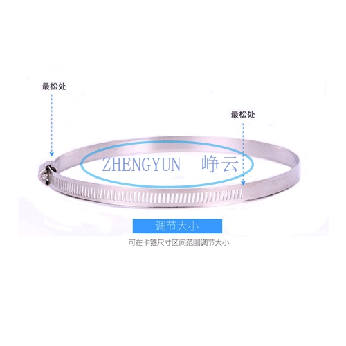 不（bú）鏽鋼（gāng）卡箍